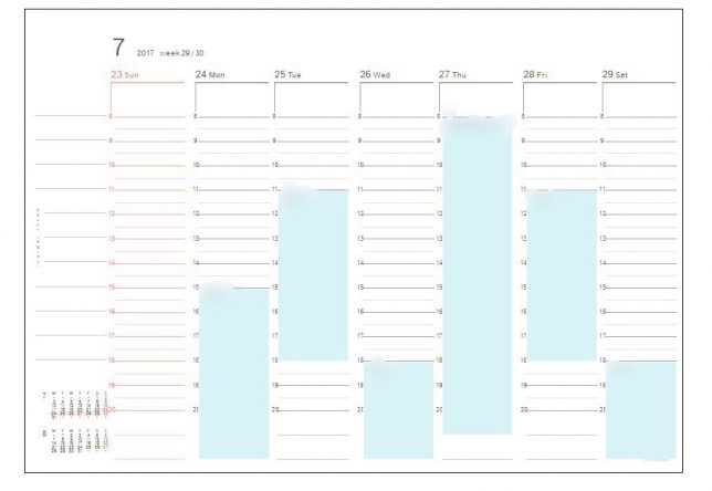１マイ手帳でgoogleカレンダーを印刷してスケジュール管理 見やすくて
